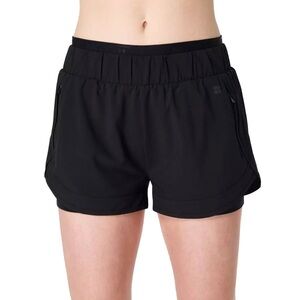 Sweaty Betty On Your Marks Black Athletic Running Shorts Size Small